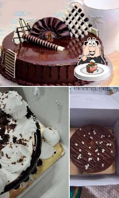 Chocolate cake at Muskan Bakery