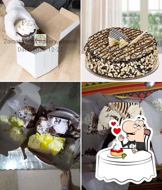 Om Bakery serves a variety of sweet dishes