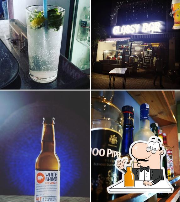 Enjoy a drink at Glassy Bar