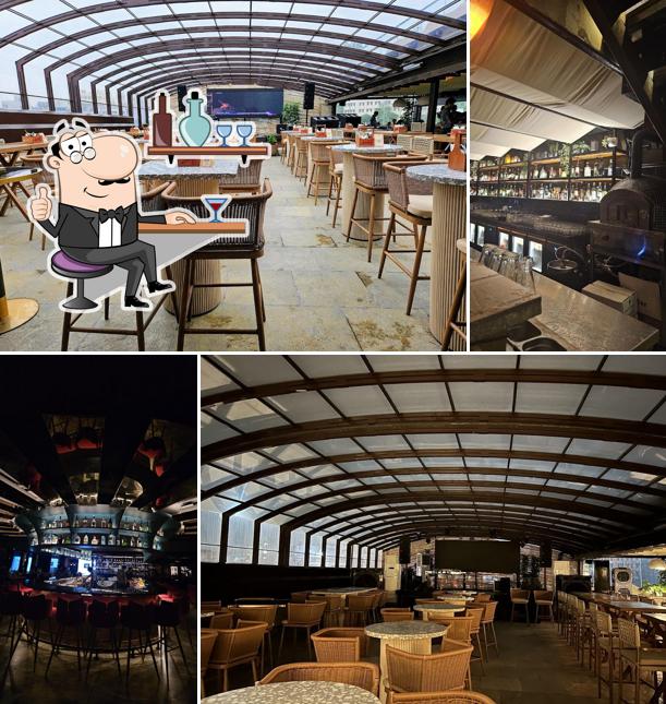 The interior of Zindagi - Sky Bar & Kitchen