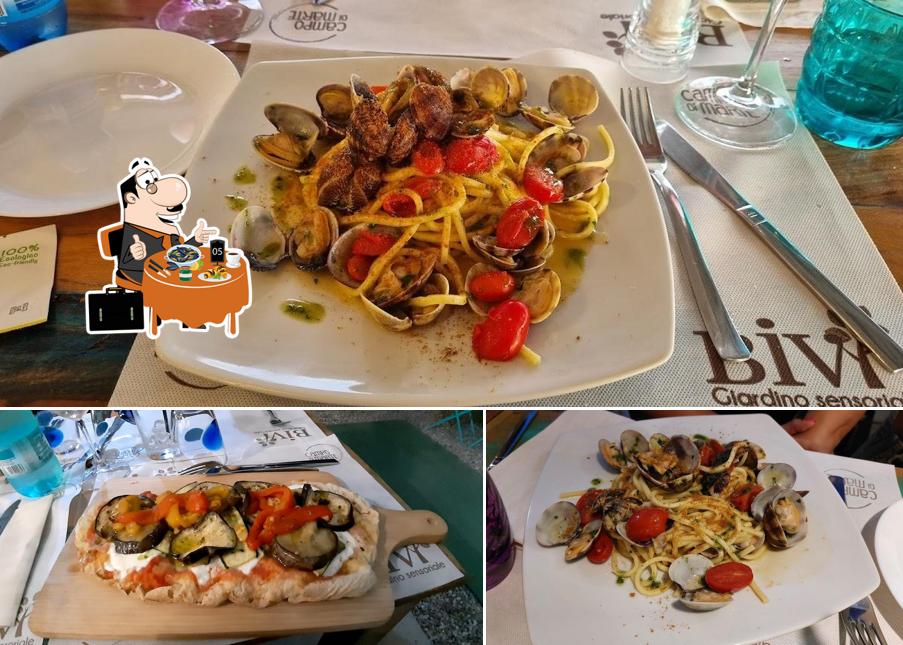 Cozze al BIVI Ristorante - Giardino sensoriale