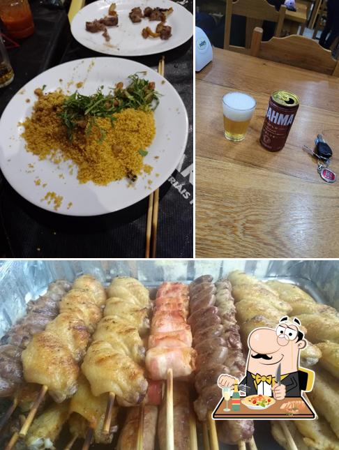 Platos en Coroado Espetos