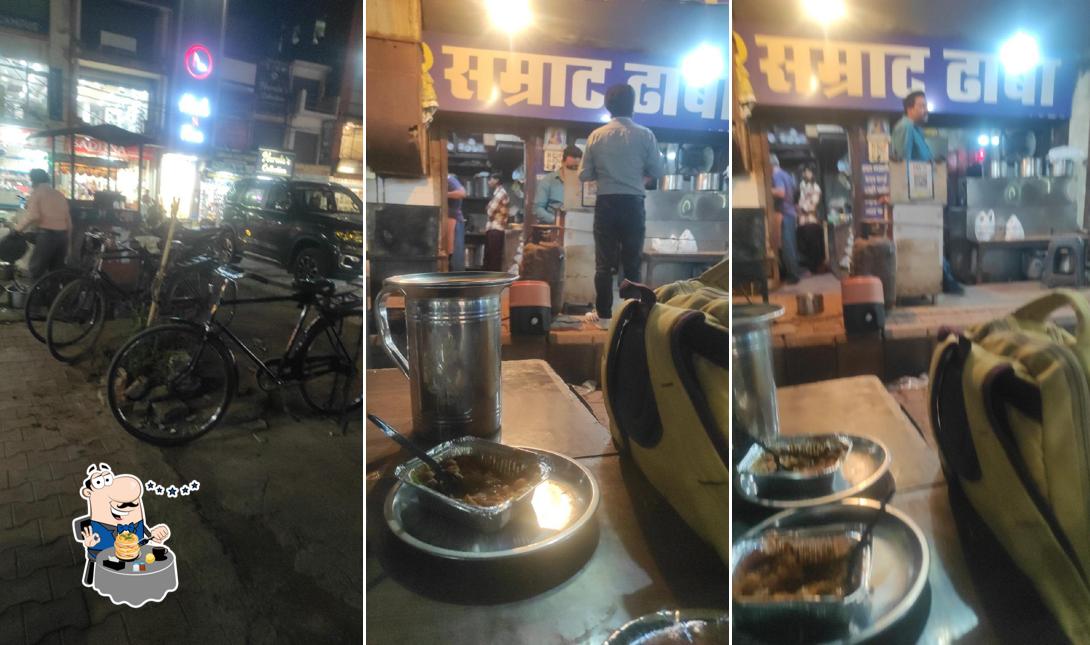 Food at Samrat Dhaba