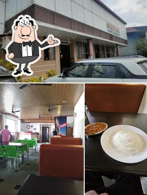 Among different things one can find interior and exterior at Shalimar Restaurant