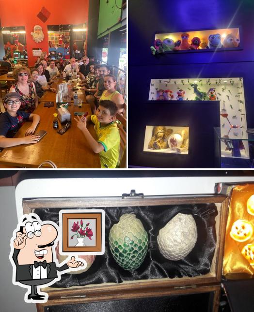 O interior do Mínimo's - Rodízio de mini-gostosuras