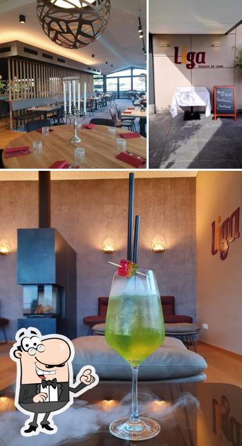 Dai un'occhiata agli interni di Liga Restaurant