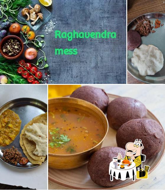 Food at Raghavendra mess