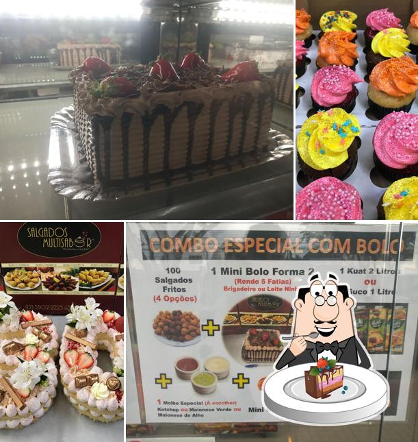 Bolo de chocolate em Bolos e Salgados Multisabor (Confeitaria)