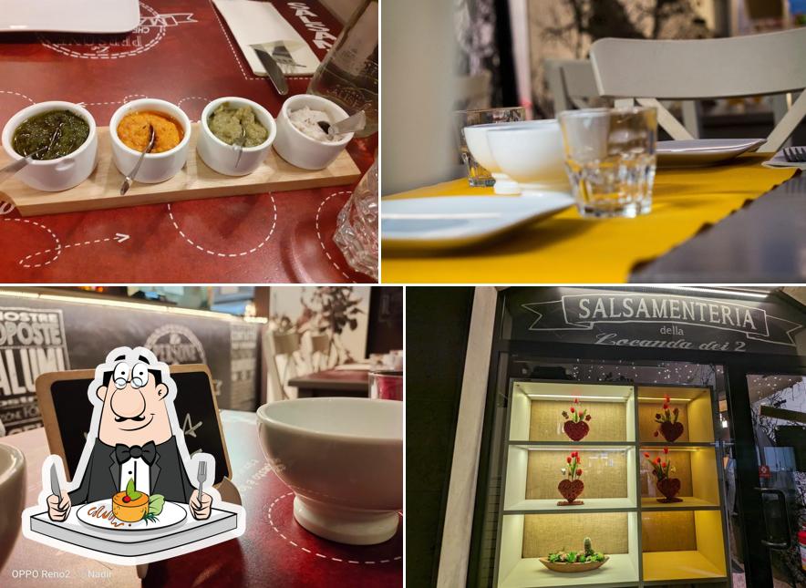 Platti al Salsamenteria della Locanda dei 2