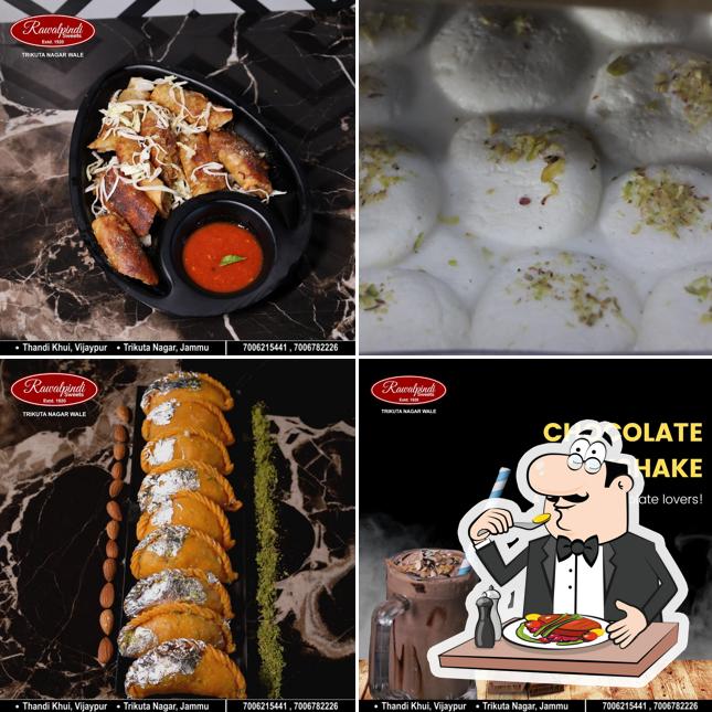 Food at Rawalpindi Sweets ( Trikuta nagar wale )