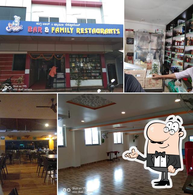 The interior of Suggi Family bar & restaurant