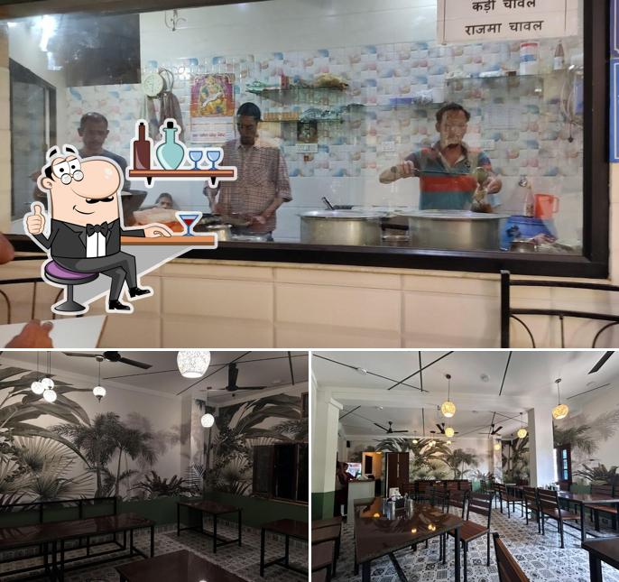 The interior of Aakash Cafe & Restaurant (Breakfast,Lunch,Dinner)