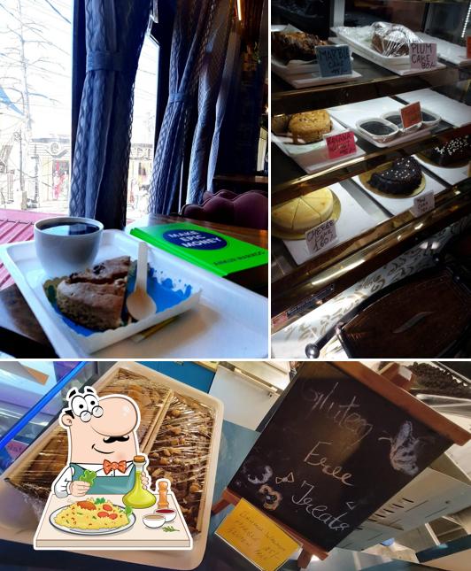 Food at Brews & Books Cafe