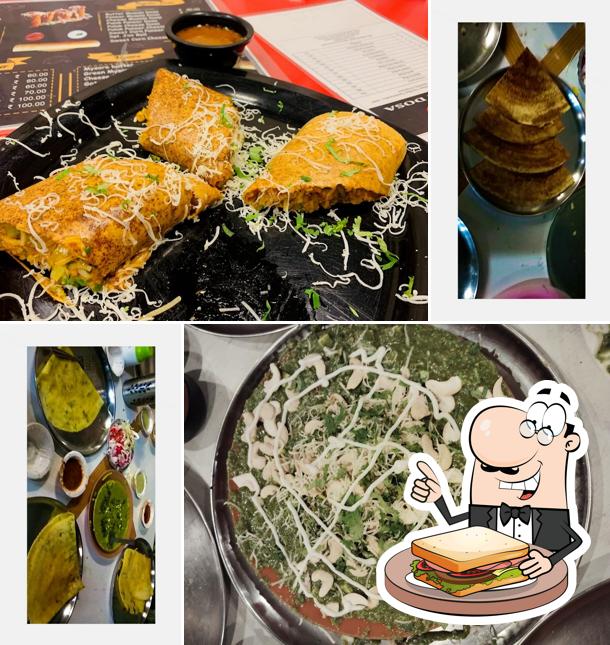 Grilled cheese sandwich at Baba Sai Dhosa Center