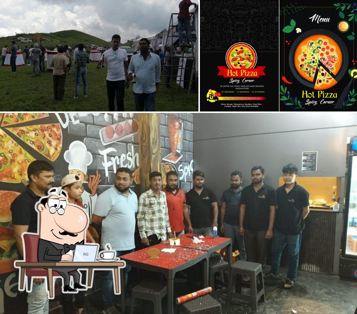 Check out how Cafe hot pizza looks inside
