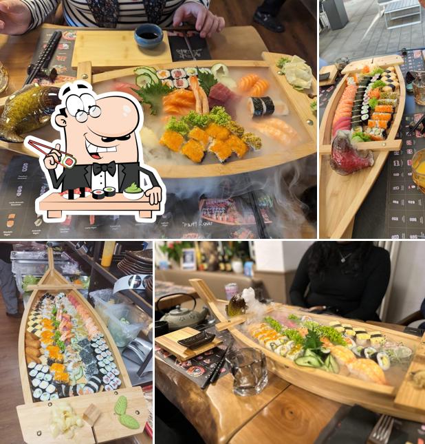 Prenditi le varie opzioni di sushi