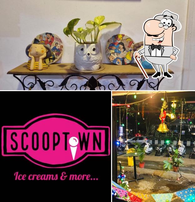 The exterior of ScoopTown - The Ice Cream Cafe