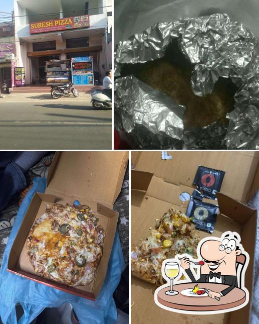Food at Suresh pizza wala