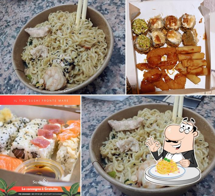 Spaghetti alla carbonara al SushiKè