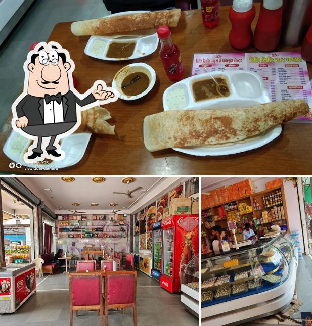 Take a look at the picture depicting interior and food at Riddhi Siddhi Sweets, Restaurant & Bakeries
