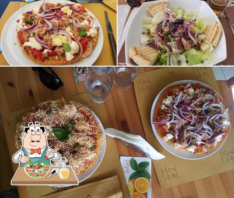 Insalata greca al Ficodindia Pane Cunzato e Sapori Eoliani