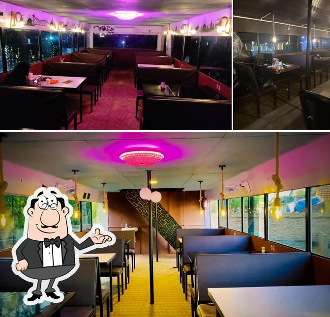 The interior of Heritage Dhaba