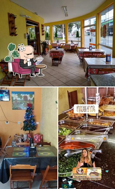 O interior do Restaurante Gran Cheff