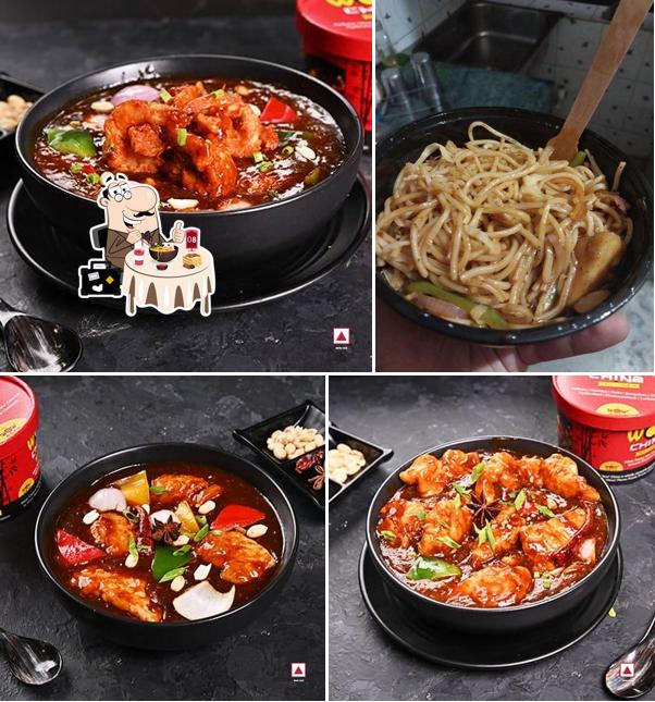 Among different things one can find food and drink at WOW China