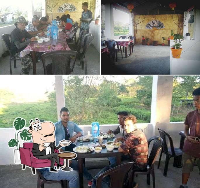 The interior of Machan Restaurant