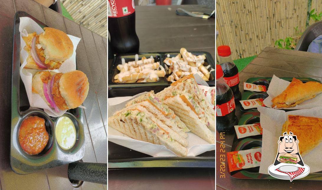 Club sandwich at Adda The Food Cafe