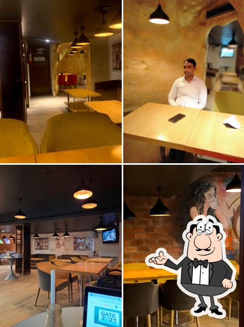 The interior of Barista best cafe