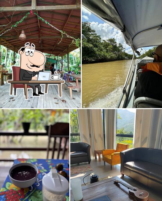 O interior do Canto dos Pássaros