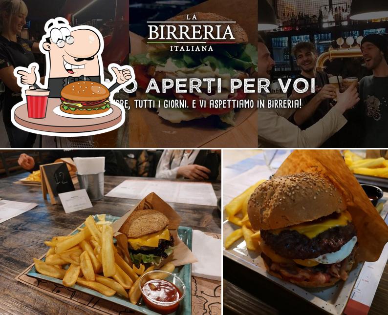 Gli hamburger di La Birreria Italiana Osio Sopra potranno incontrare i gusti di molti