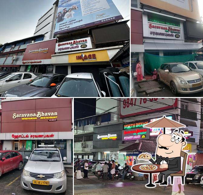 The exterior of SWASTI - SARAVANA BHAVAN VEG RESTAURANT