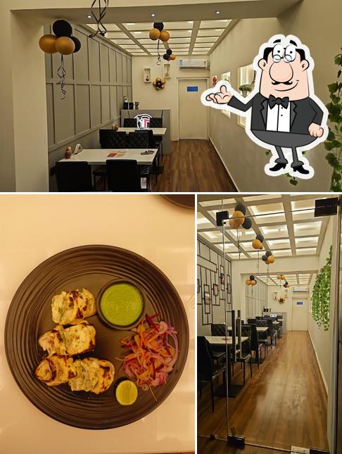 Among different things one can find interior and food at Tandoori Tales