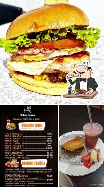 Platos en Sabor Nosso Hamburgueria