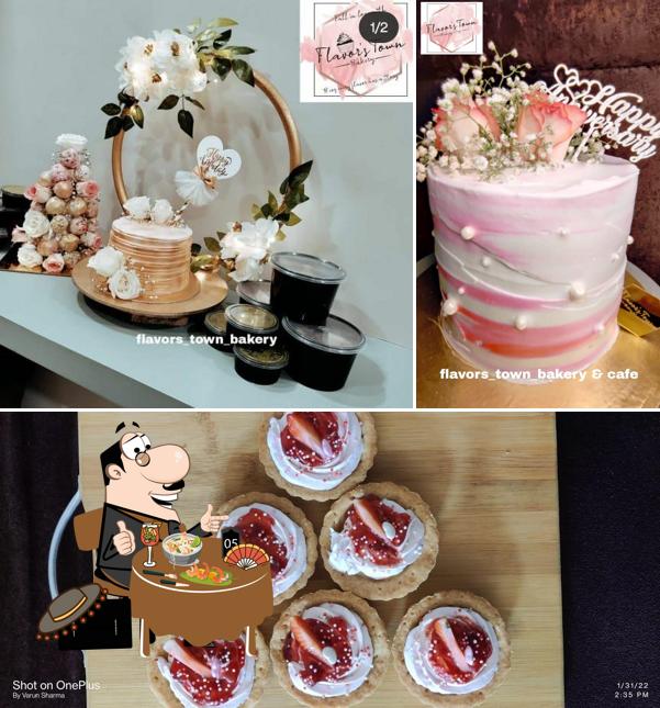 Food at Flavor's Town Bakery & Cafe