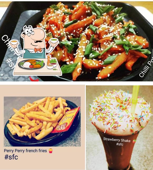 Chocolate mousse at Shri Ram's Food Court