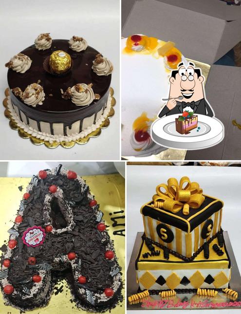 Chocolate cake at T F Cakes