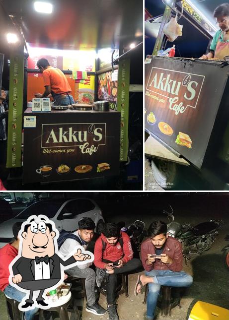 The interior of Akku’s Cafe