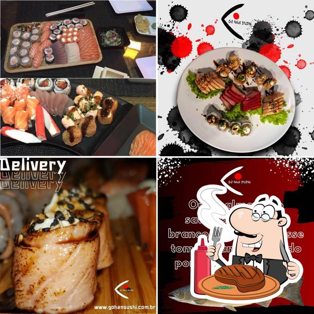 GoHan Sushi JF provê refeições de carne