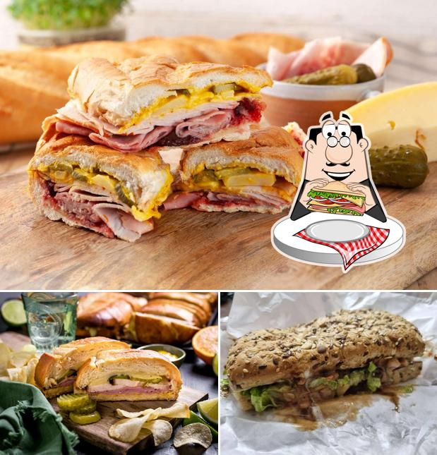 Club sandwich at Miami Sandwich & Grill