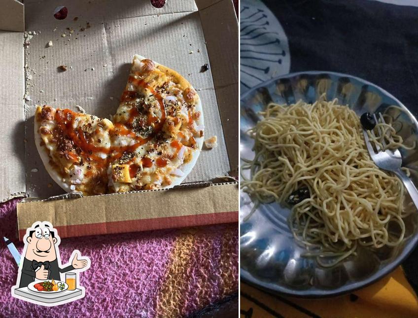 Food at Blue Heaven pizza & fast food restaurant