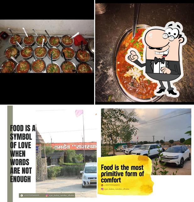 Jay Baba Ramdev Dhaba is distinguished by exterior and food