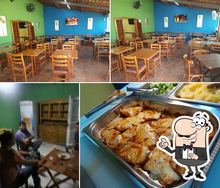 O interior do Don Pedro Bar e Restaurante