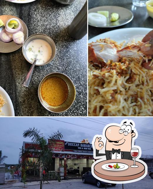 Meals at New Deccan Bawarchi Restaurant and Resort