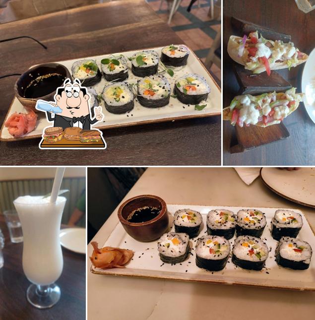 Lobster roll sandwich at Bayleaf Cafe