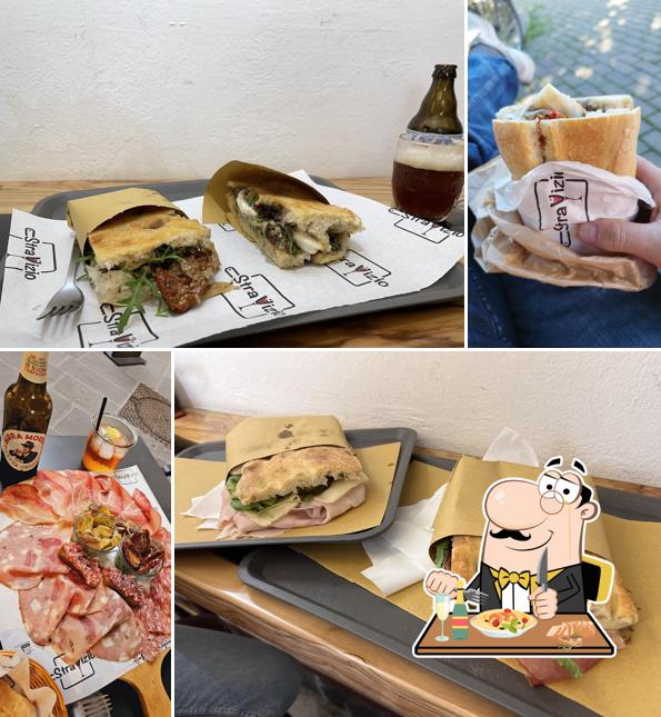 Panino con maiale stirato al Stravizio