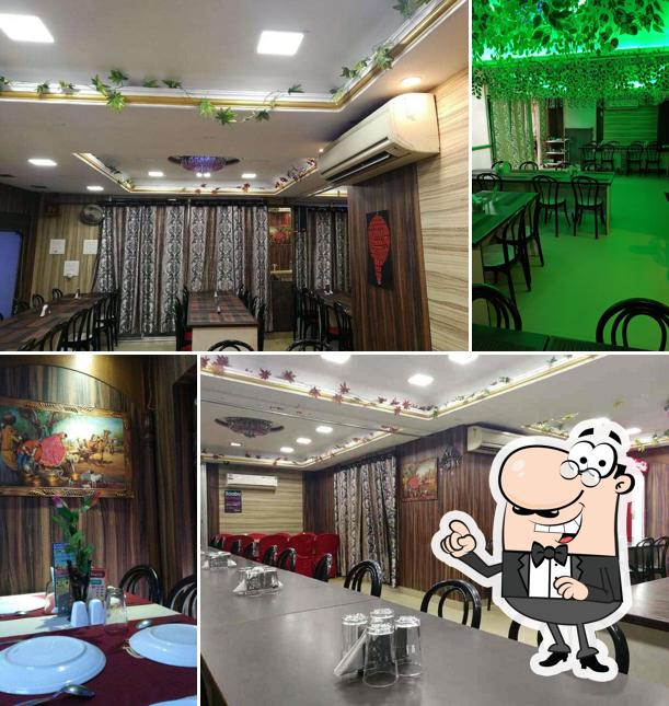 The interior of Subham Food Corner