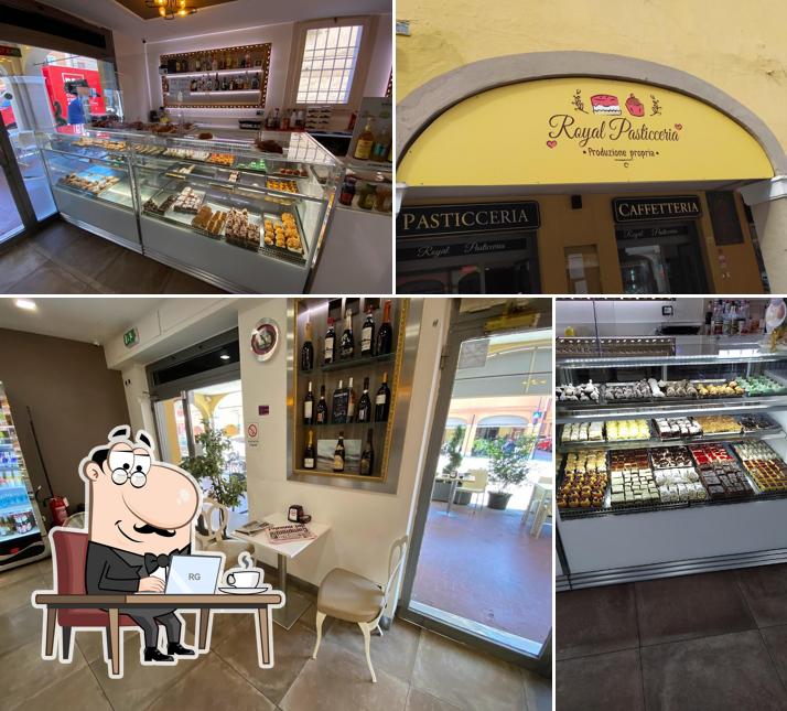 Gli interni di Royal Cafè